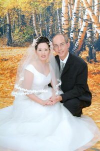 Wedding Portrait of Ron and Winnie Charest