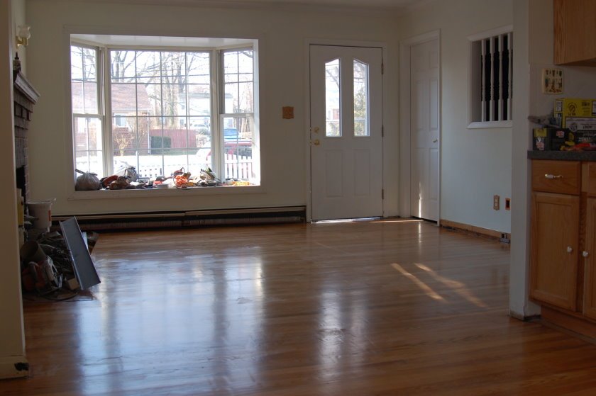 Living Room Floor - After Refinishing