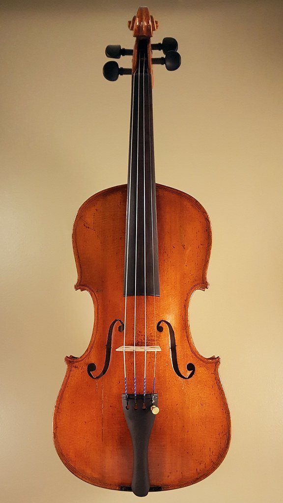 A Violin is a thing of beauty even before it's played.