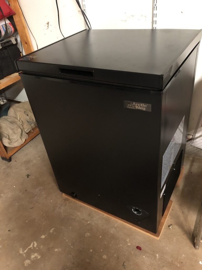 Arctic King Freezer In It's New Home