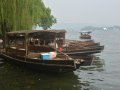 A Group of Tour Boats on West Lake,  Hangzhou, China