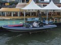 Dive Boat High-Speed Water Taxi in Rotterdam Harbor, Netherlands