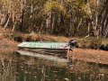 Aluminum Skiff on Bull Run River