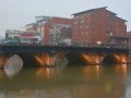 Bristol Bridge At Sunset