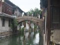 Pedestrian Bridge Over a Canal in Zhouzhuang China