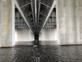 Underside of the Whitney Young Memorial Bridge