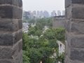 Looking Through a Battlement of Xi'an City Wall
