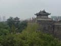 Looking Across The City Wall Around Xi'an