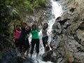 School Kids on a Mountain Stream