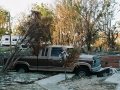 A Pickup Truck After Hurricane Katrina