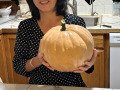 Winnie and her Prize Pumpkin