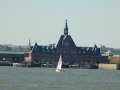 Approaching Ellis Island Hall of Immigration