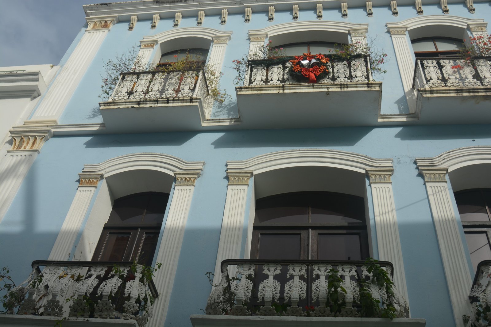 A Historic Building Facade of Old Town San Juan