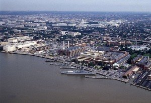 Aerial View of Washington Navy Yard