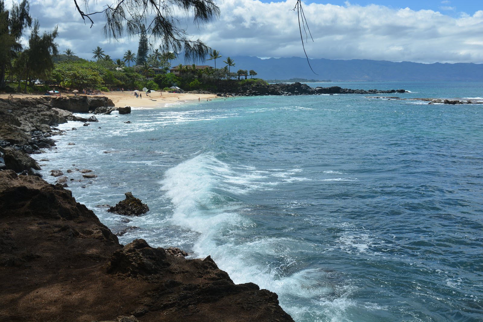 A Beach on the Leeward Shore of Oahu, Hawaii