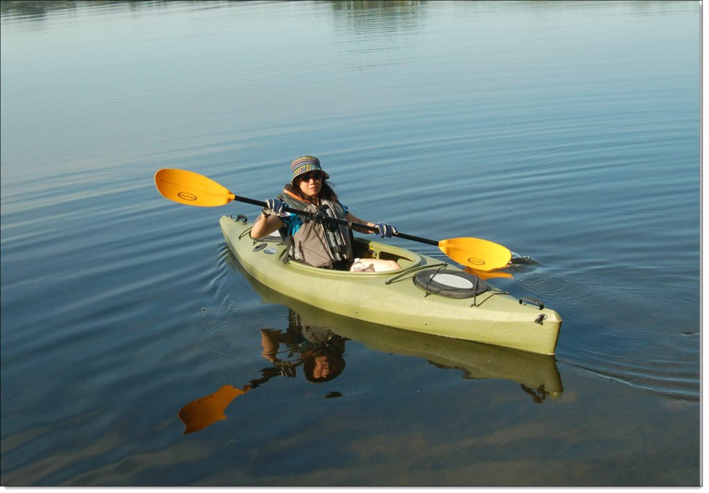 Winnie Performing Sea Trials on our New Trophy 126 kayak