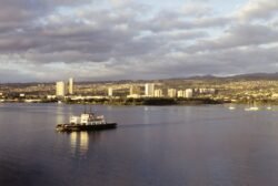 A Ferry Boat in Pearl Harbor