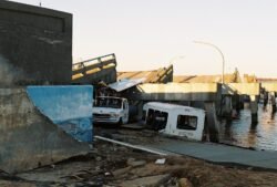 Remnents of the Biloxi Mural Under Highway 90