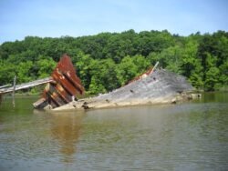 Shipwreck At Mallows Bay
