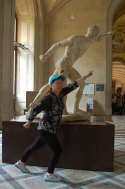 Winnie In The Louve, Paris, France
