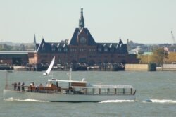 A Classic Tour Boat in New York Harbor