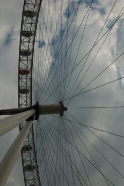 Looking Up At London Eye