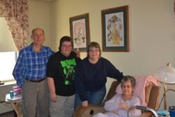 Ron, Danese, Jean, and Aunt Claire