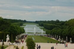 Overlooking The Gardens Of Versailles