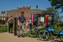Bicycles in Front of Kensington Palace