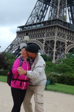 Ron and Winnie At the Eiffel Tower