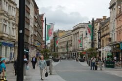 Main Street of Cardiff, Wales