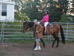 Winnie on a Horse
