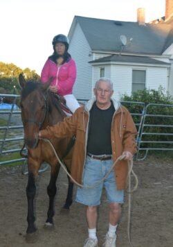 Winnie on a Horse