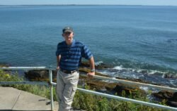 Ron at Cliff Walk, Narragansett, Rhode Island