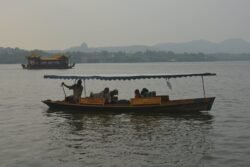 A Tour Boat on West Lake, Hangzhou, China