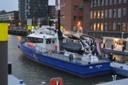 Working Boat in Rotterdam Harbor, Netherlands