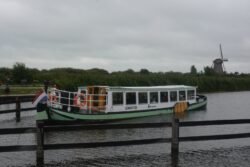 Tour Boat on the Kinderdijk, Netherlands