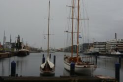 Bremerhaven Harbor on a Gray Day