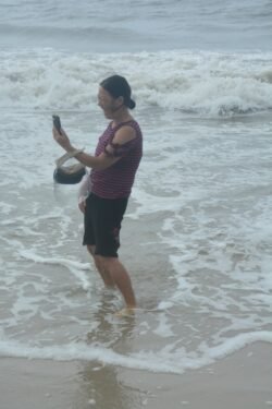 Winnie on the Beach