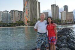Ron and Winnie in Waikiki