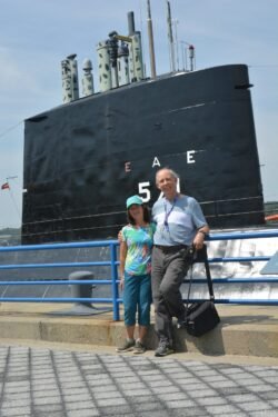 Ron and Winnie on the Nautilus