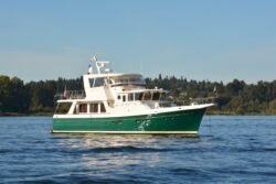 A Yacht on Lake Washington, Seattle, Washington