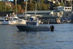 An Aluminum Jasper Marine Yacht on Lake Washington