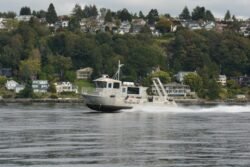 An Aluminum Research Boat In Port Orchard