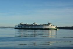 Seattle Car Ferry in Rich Passage