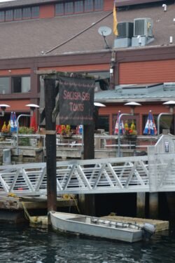 A Humble Skiff at Pier 55