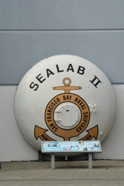 End Bell of Sealab II, on display at the Keyport, Washington, Undersea Museum
