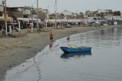 A Fishing Skiff in Paracas Bay, Peru