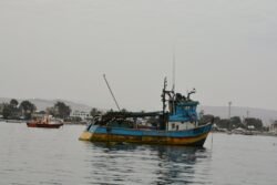 Fishing Boat in Paracas Bay, Peru