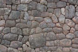 An Encased Coursed Masonry Wall In Sacsayhuaman